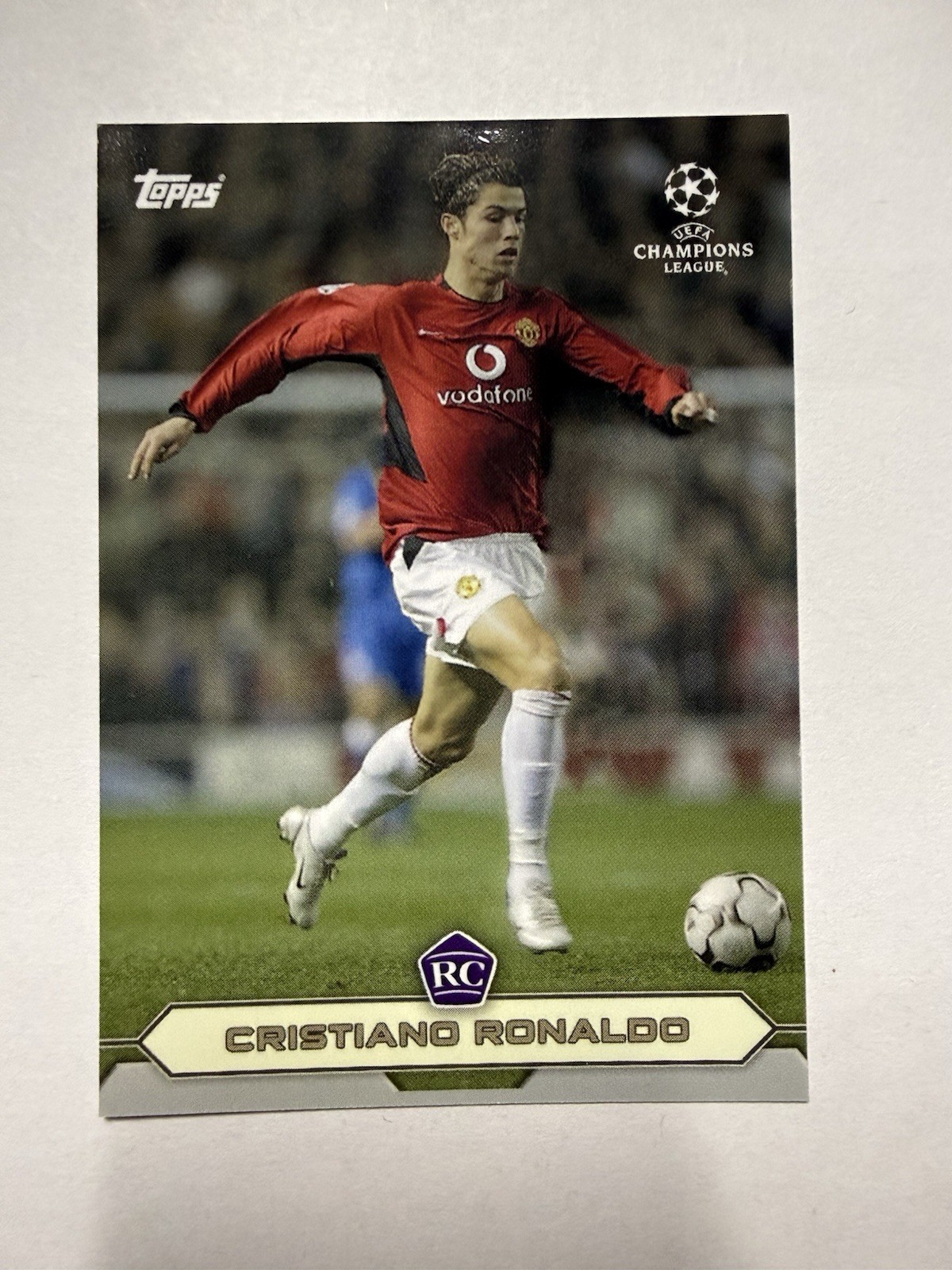 Topps NOW LOST ROOKIE CRISTIANO RONALDO MANCHESTER UNITED PORTUGAL