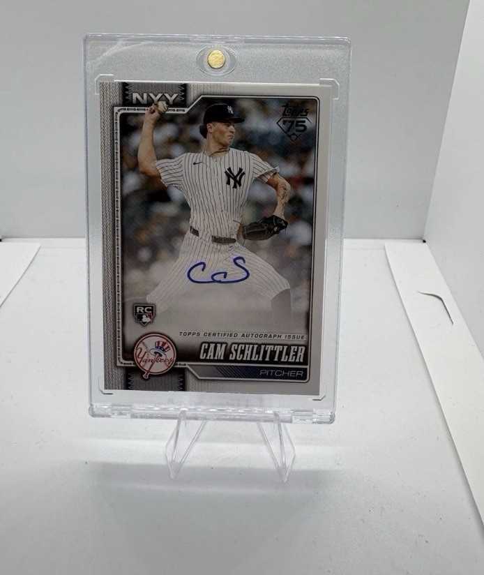 2026 Topps Series 1 Cam Schlittler Autograph #111 RC On Card Real One Auto