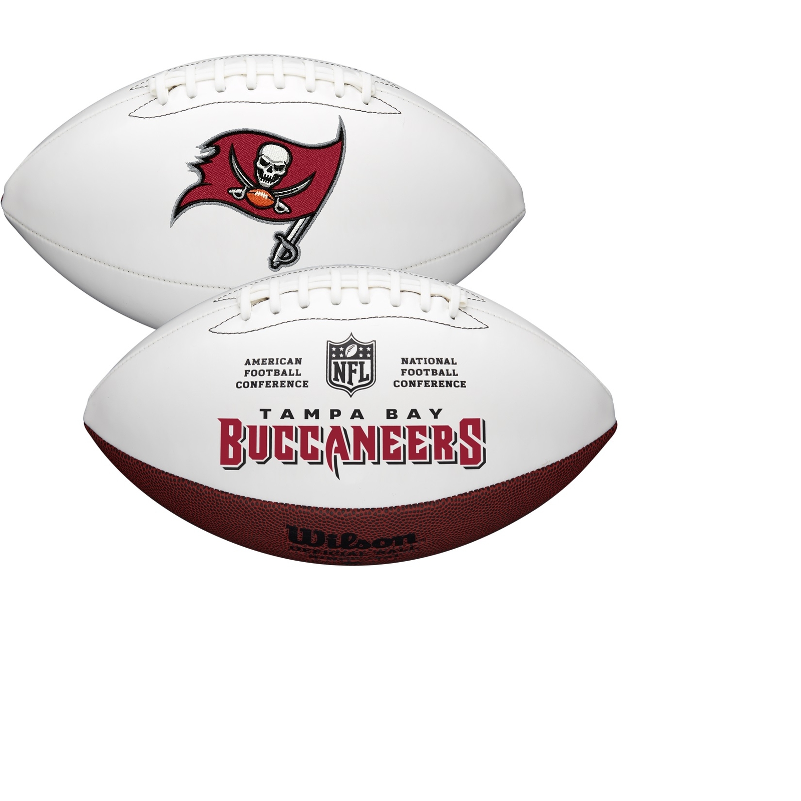 Tampa Bay Buccaneers Full Size Autograph Signature Series White Panel Football