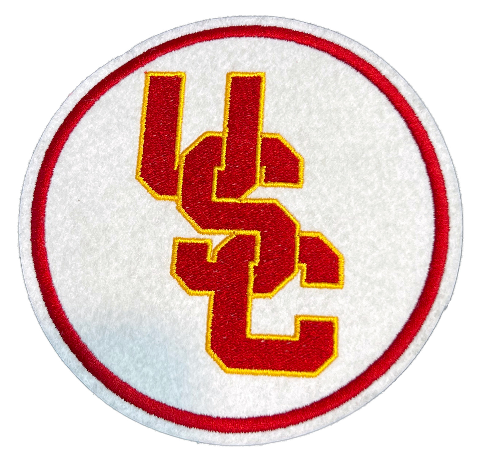 Embroidered Iron-on Patch – Multiple Sizes Available – USC Trojans