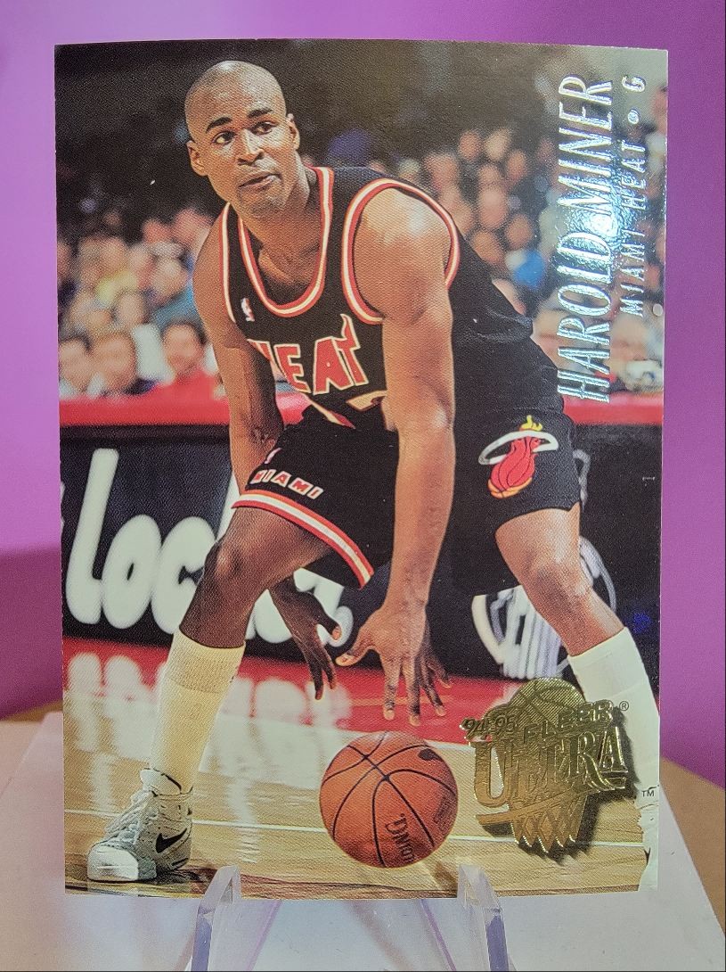 1994 Fleer Ultra #96 Harold Miner – Miami Heat