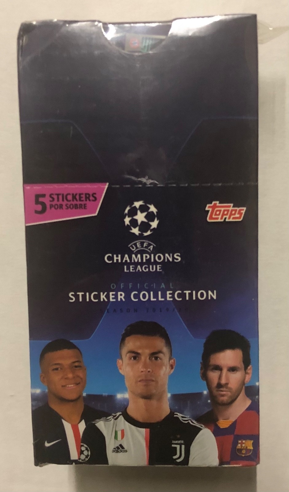 2019-20 Topps Champions League Stickers 50 Pack Box (Brazil) Haaland Rookie Year