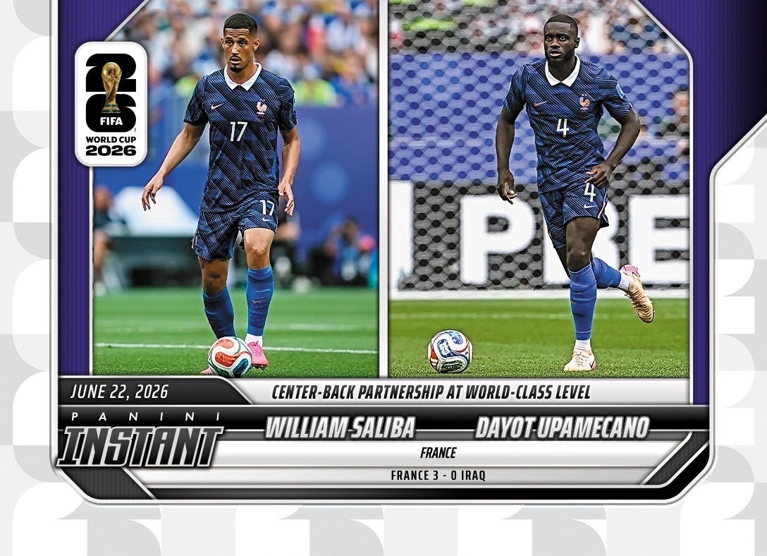 2026 Panini Instant FIFA World Cup #93 William Saliba Upamecano France PRESALE