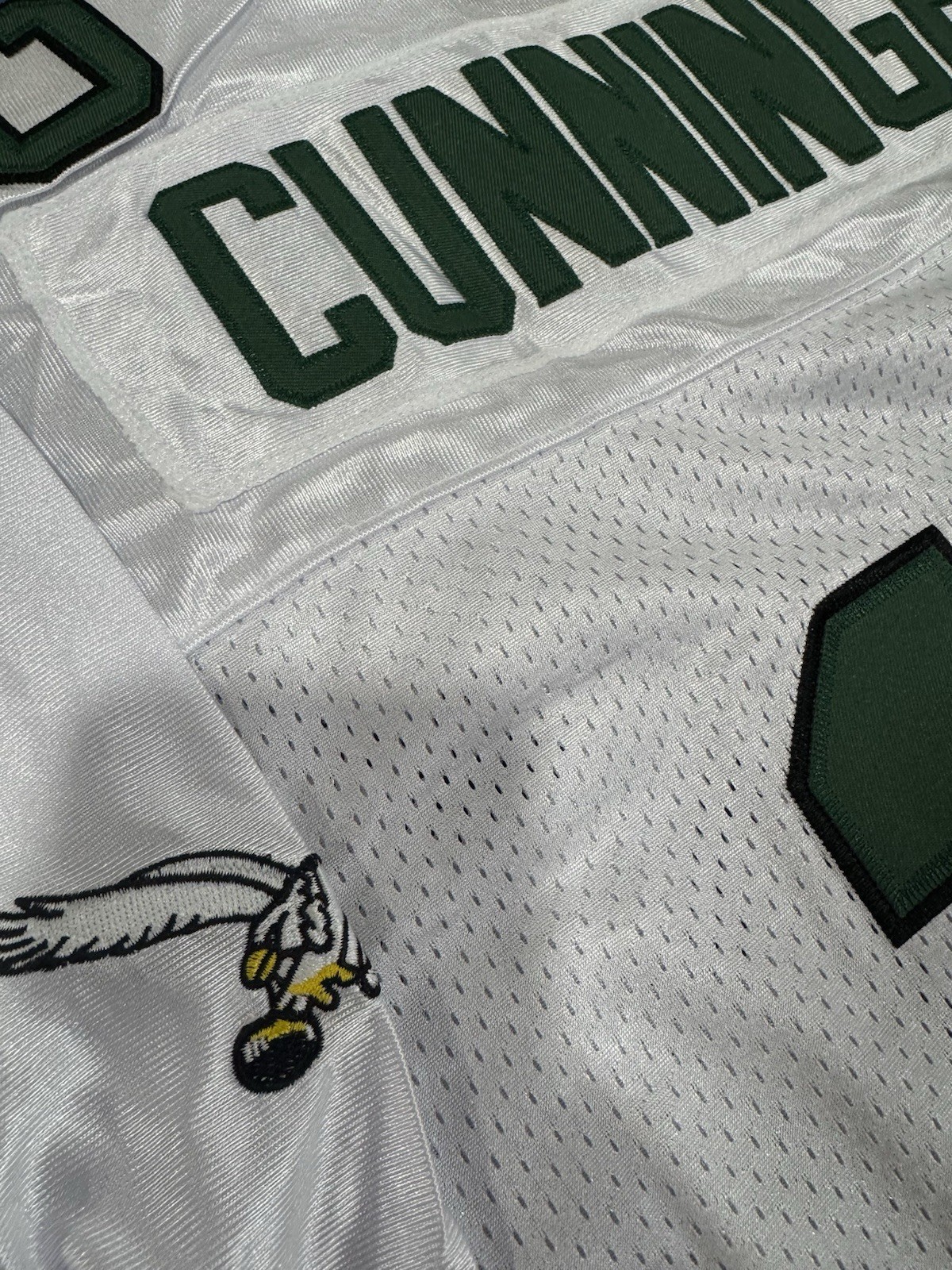 Randall CUNNINGHAM Philadelphia Eagles White All Stitched NWT Jersey w/JB Patch