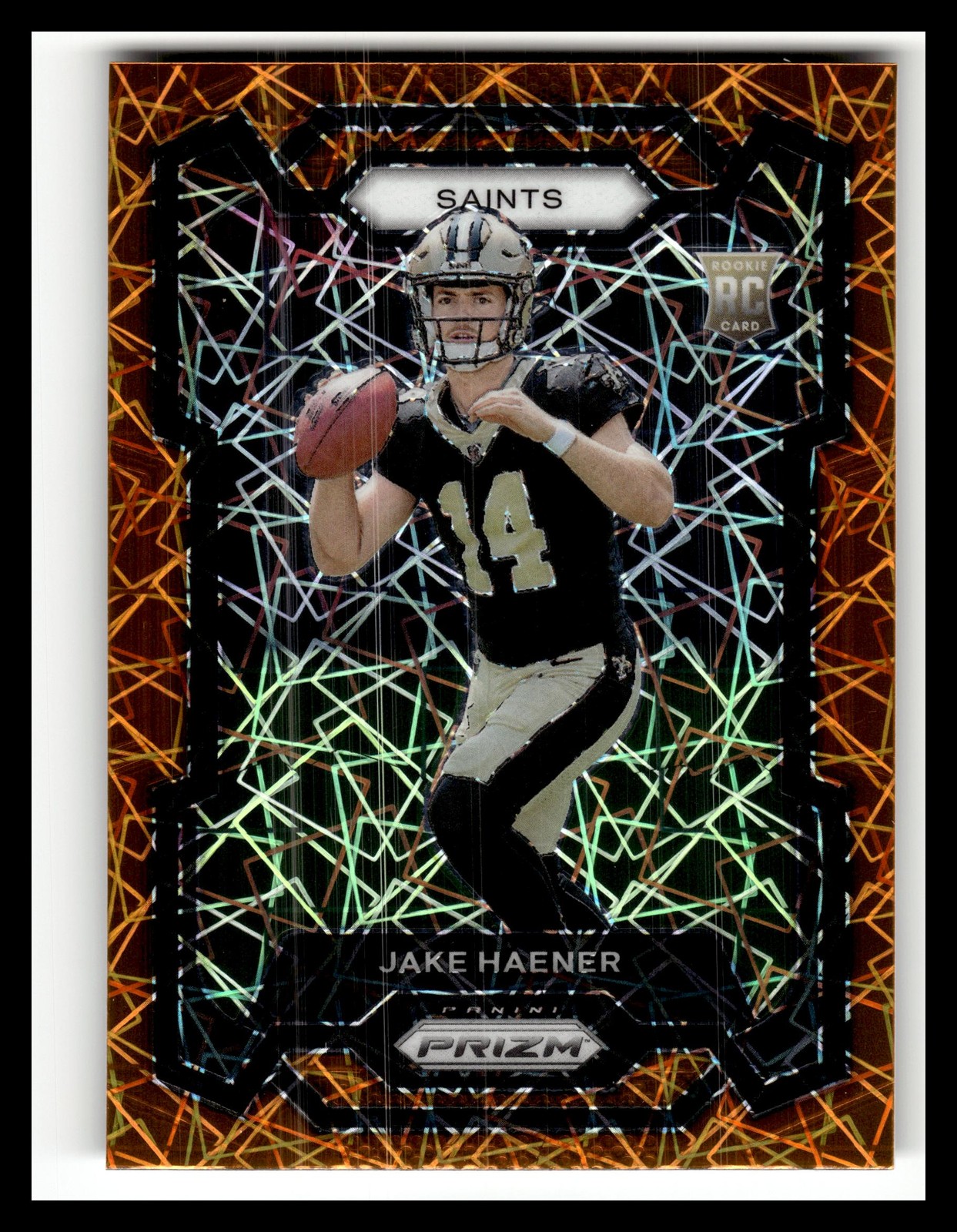 2023 Panini Prizm #374 Jake Haener Lazer