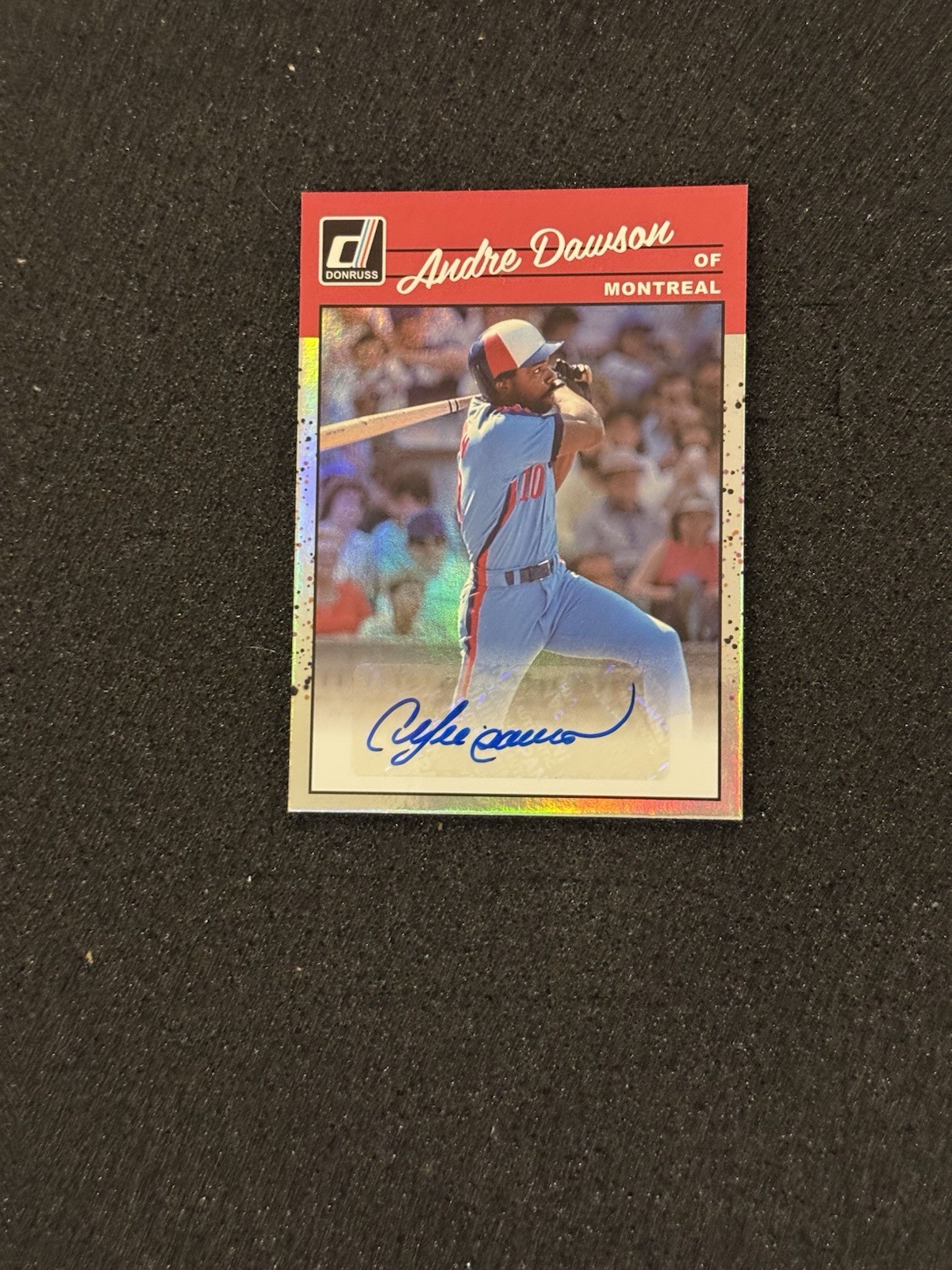 2023 Donruss Retro 1990 Andre Dawson Auto Expos HOF