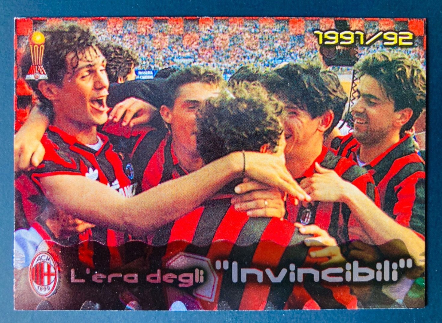 1999-00 Panini Calcio cards 2000 # M2 AC Milan L’Era Invicibili 1991-92 card
