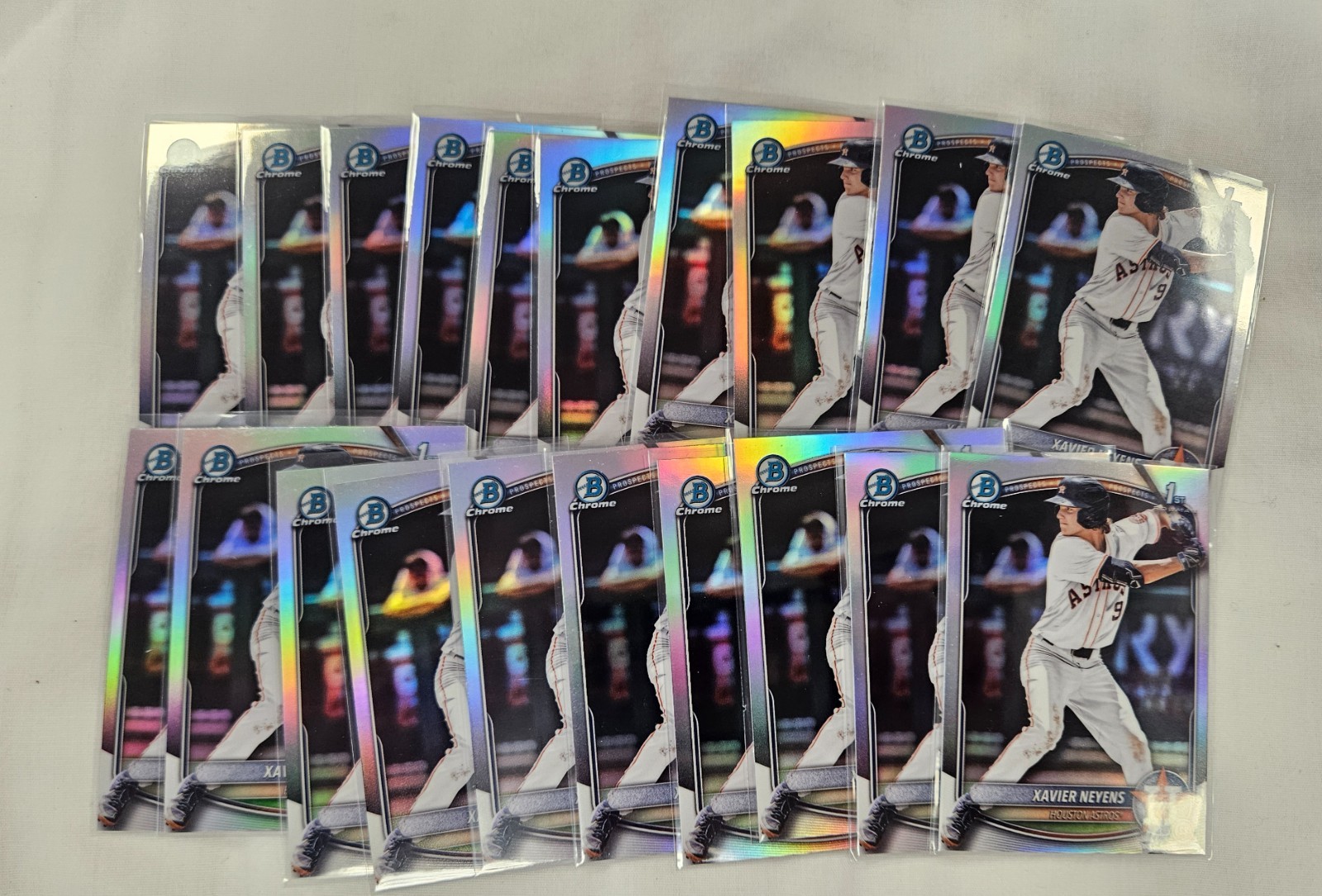 2025 Bowman Chrome Draft Refractor Xavier Neyens BDC 2 20 Card Lot