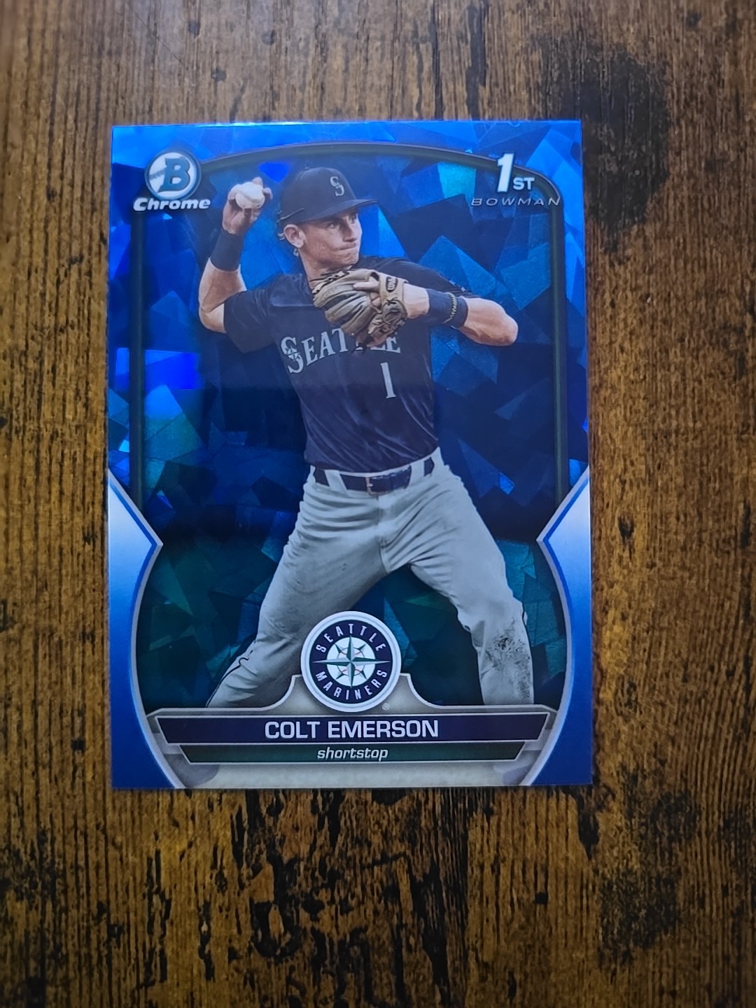 Colt Emerson 2023 1st Bowman Chrome Draft Sapphire Call Up!