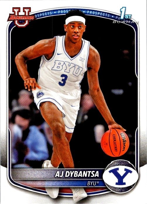 AJ Dybantsa 2025-26 Topps Bowman Base 1st Bowman #BPP-1 – BYU