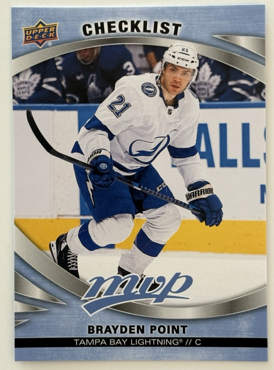 Brayden Point 2023-24 Upper Deck MVP Hockey Checklist Lightning #200