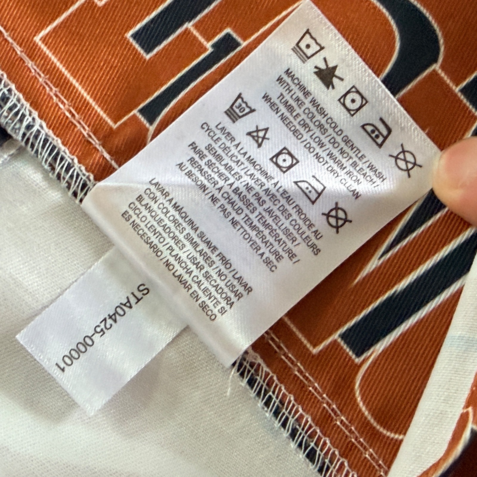 Texas Longhorns Men’s Large Overalls Bib Repeat All Over Print FOCO NCAA