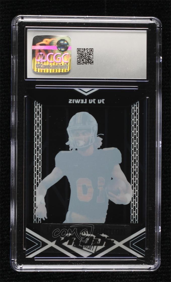 2024 Leaf Collective Pre-Production Proof Light Blue Clear 1/1 JuJu Lewis 0i0h