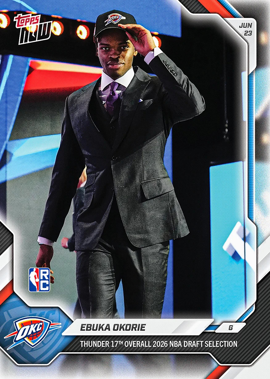 24-Card Bundle Draft Selection RC Dybantsa 2025-26 NBA Topps NOW Presale