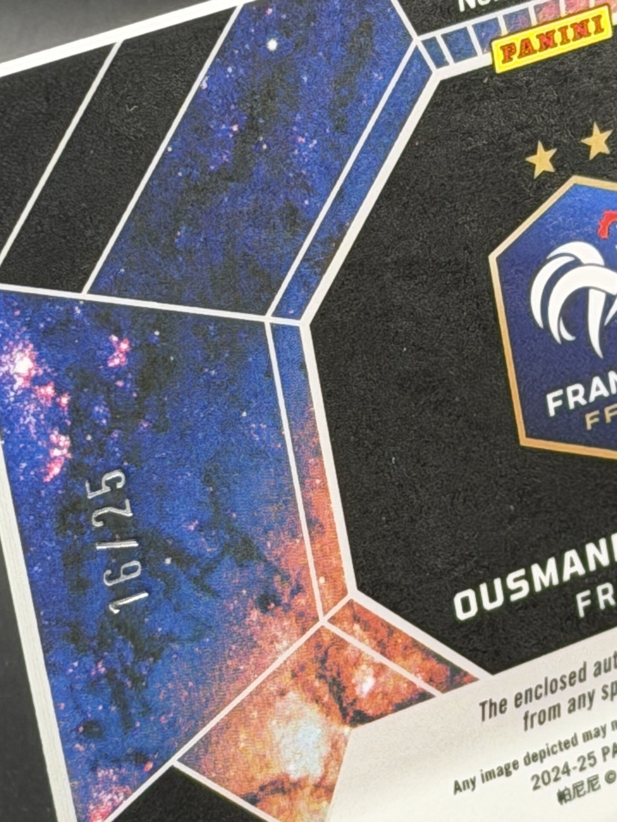 2024-25 Obsidian Ousmane Dembélé🇫🇷 ⚽️Galaxy Gear Taiga MEM,SSP#/25,VERY RARE🔥
