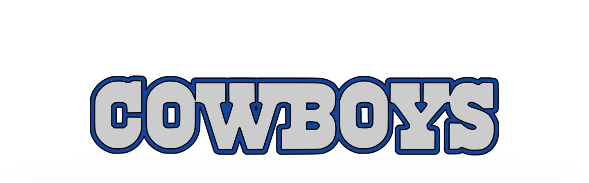 Dallas Cowboys 6” Vinyl decal Sticker NFL bumper window car Free Shipping