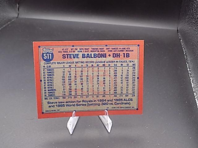 1991 Topps – Steve Balboni #511 Operation Desert Shield