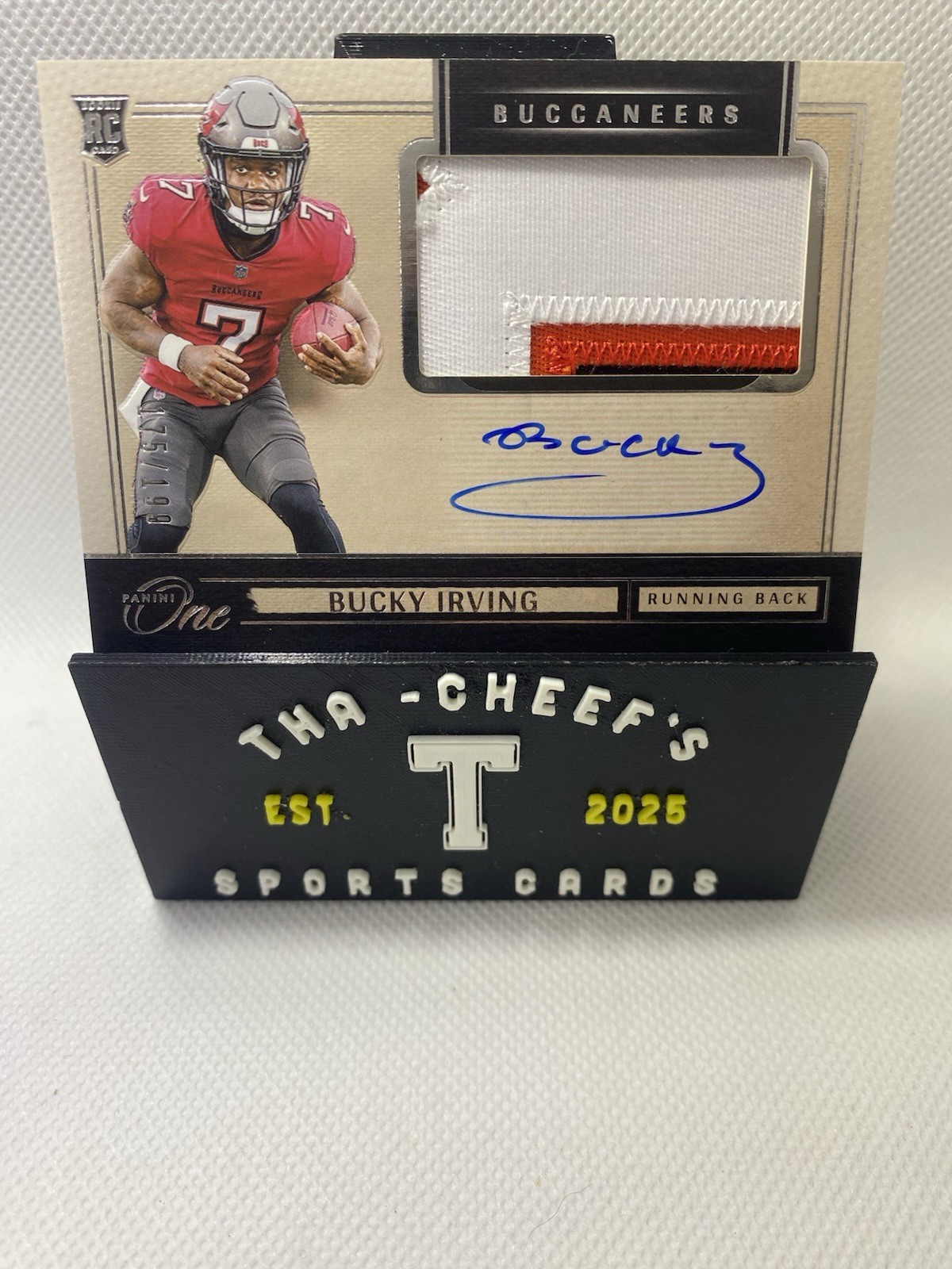 2024 Panini One Square One Autographs Bucky Irving (RC) /199