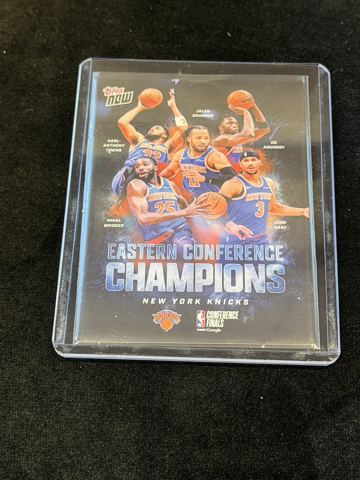 New York Knicks 2025-26 NBA Topps Now #ECNY Conference Champions PR: 30052