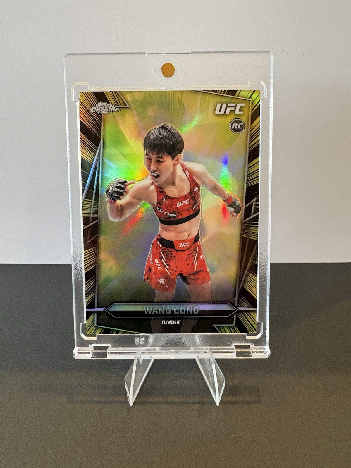Wang Cong 2026 Topps Chrome Radiating Rookies SSP RC