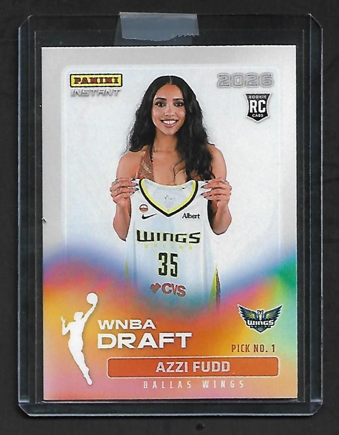 Azzi Fudd 2026 Panini Instant WNBA Draft Night Rookie Card DN-1 RC #1 IN HAND