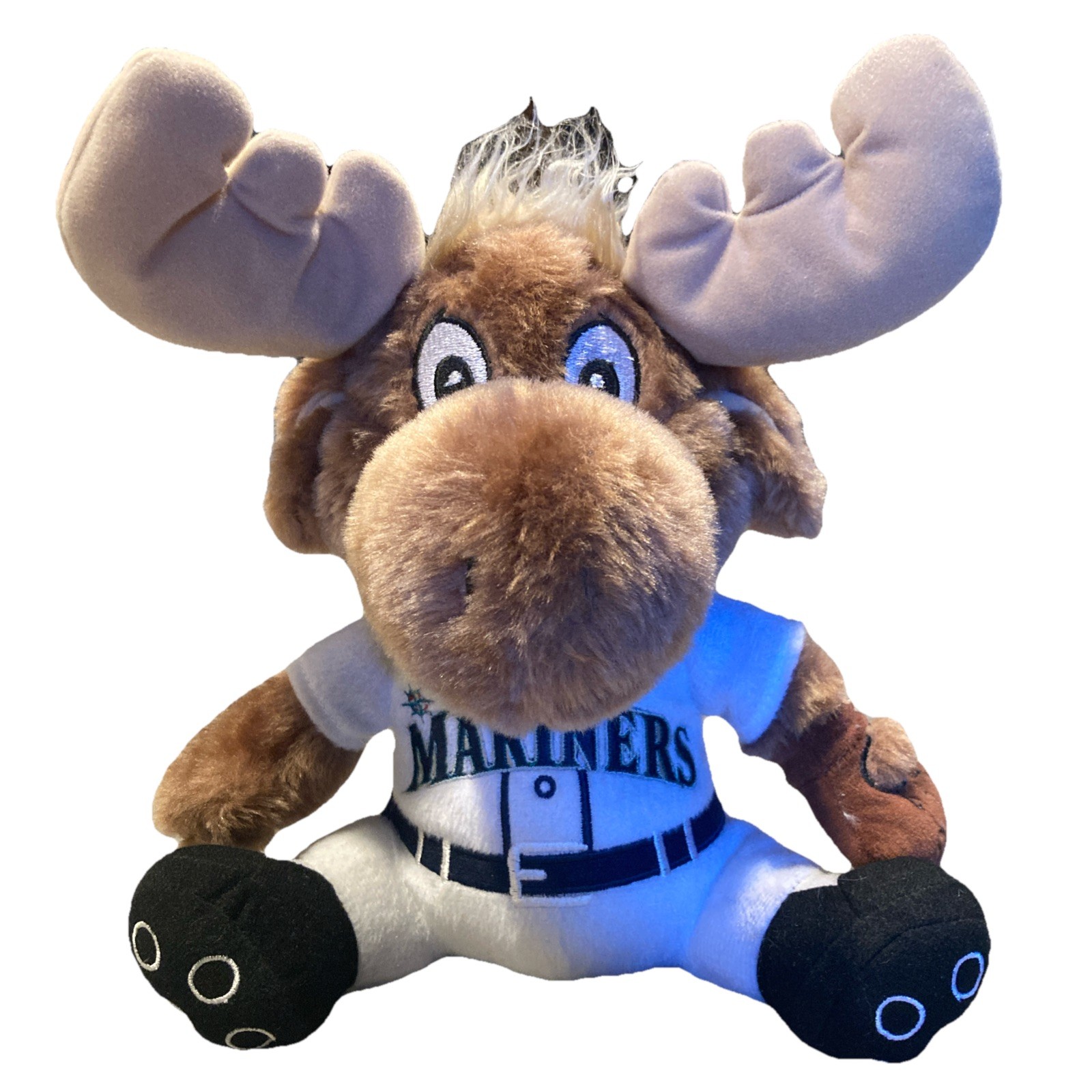 Seattle Mariners Plush Moose Mascot MLB Baseball 11” Stuffed Mascot