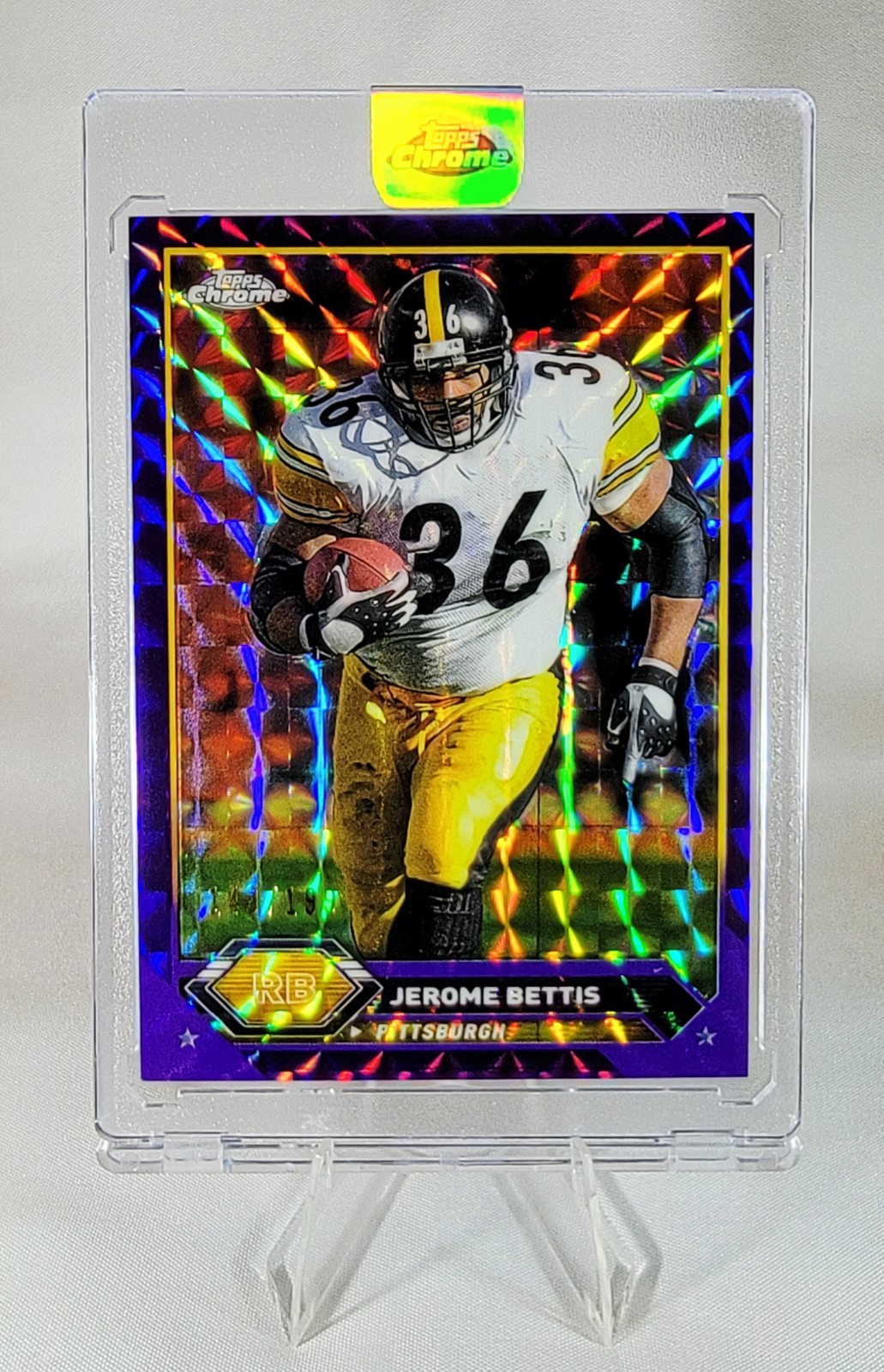 JEROME BETTIS 2024 Topps Chrome Composite Purple Prizm 140/199
