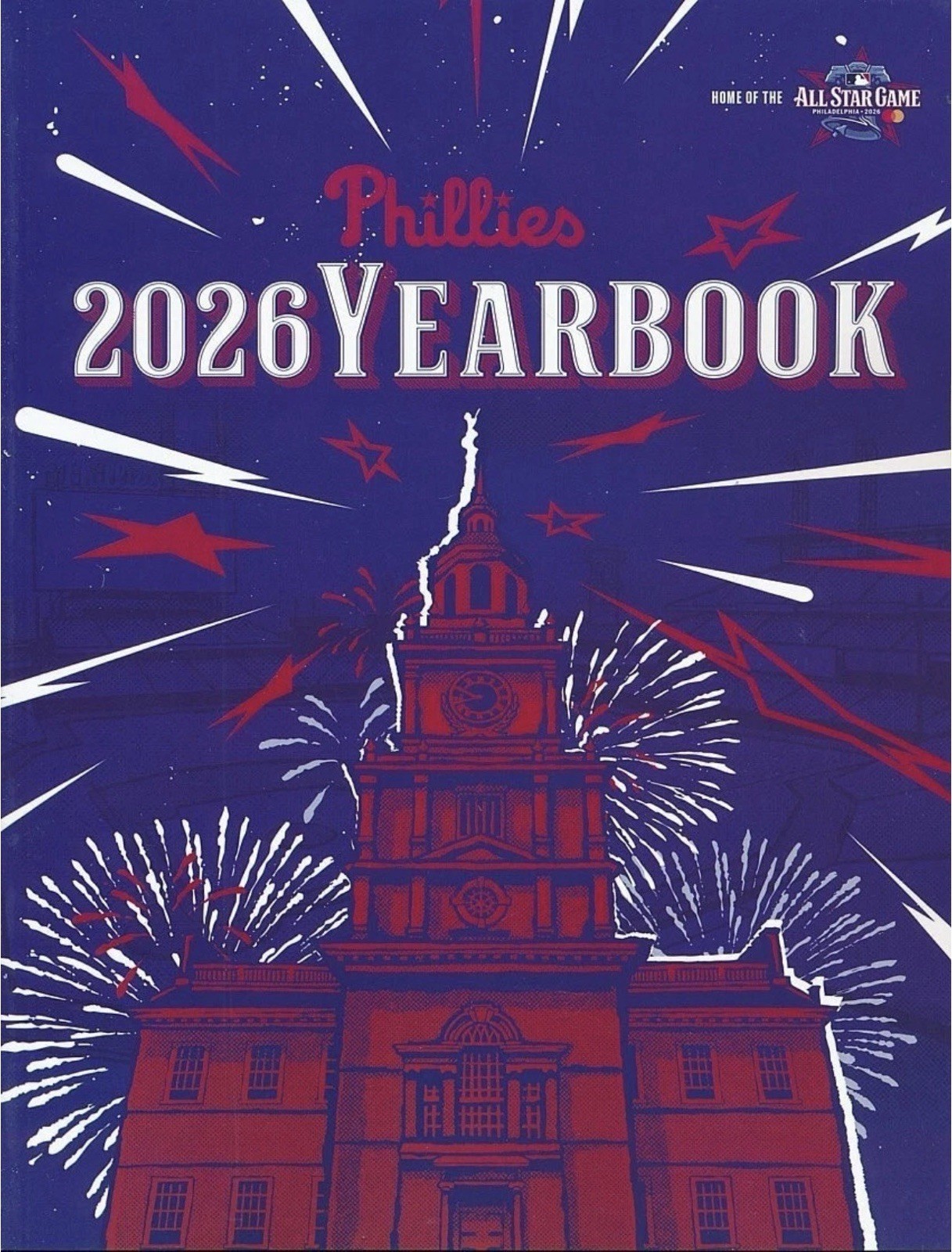 2026 Philadelphia Phillies Yearbook – New – In Stock – Rigid Shipping Package