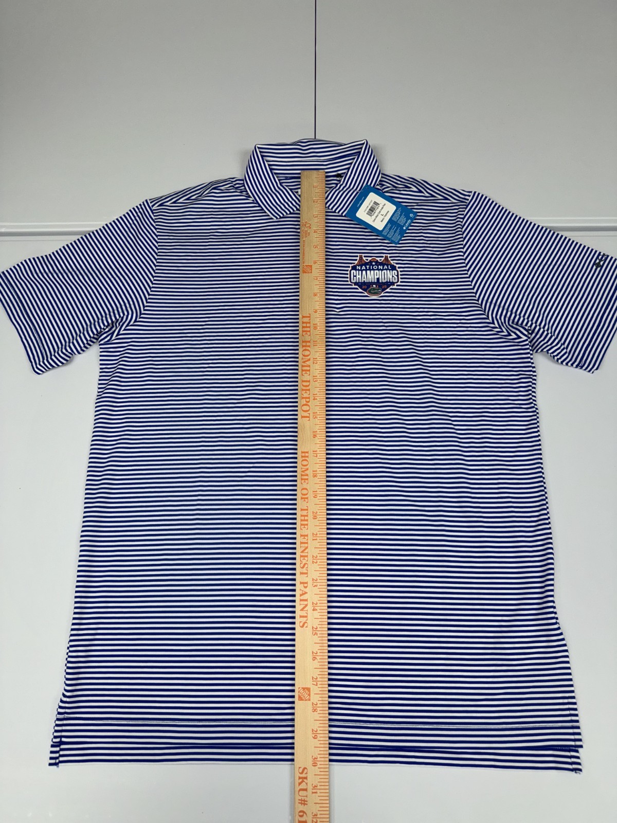 Columbia Golf Florida Gators Men’s Blue Polo Shirt National Champs Pick Size NWT