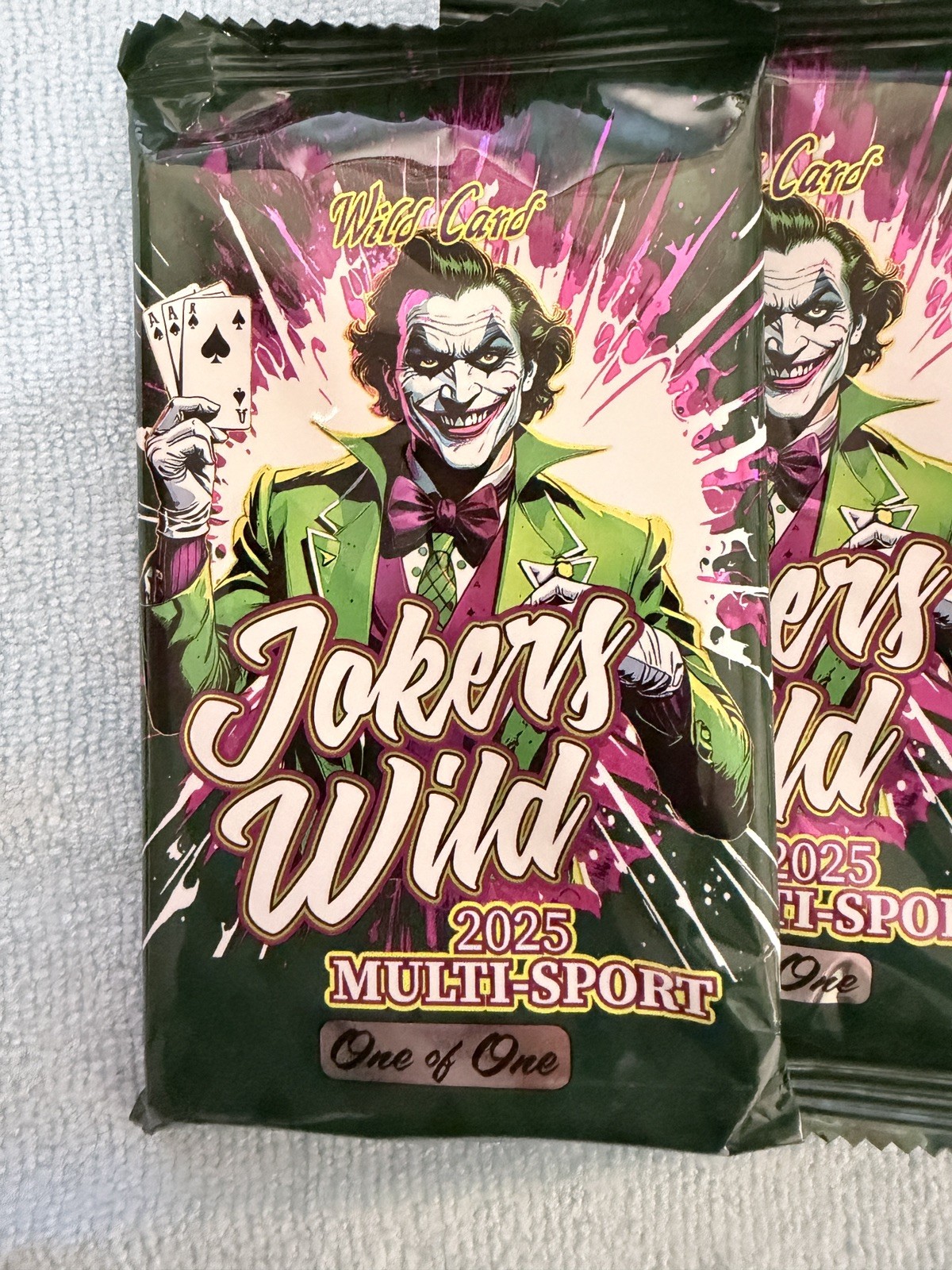 2025 Wild Card Joker Wild Multi-Sport Pack Guaranteed 1 of 1 Factory Sealed pack