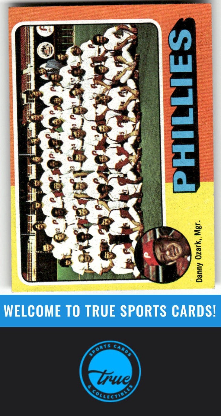 1975 Topps Mini #46 Philadelphia Phillies / Danny Ozark