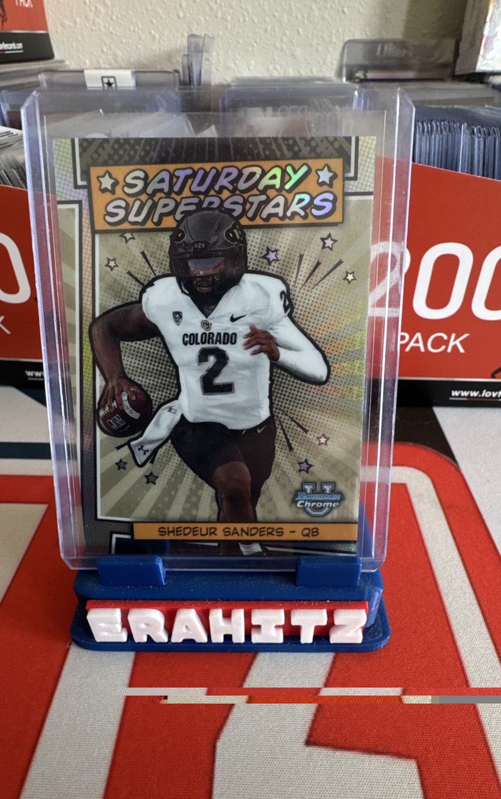 2023 Bowman University Chrome – Saturday Superstars Shedeur Sanders #SS-4 (RC)