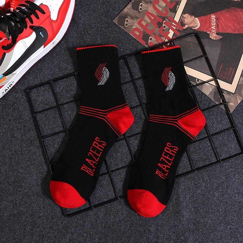 NBA Team Logo Socks, Short Crew Length (Large,10-12) Variety of Teams Available