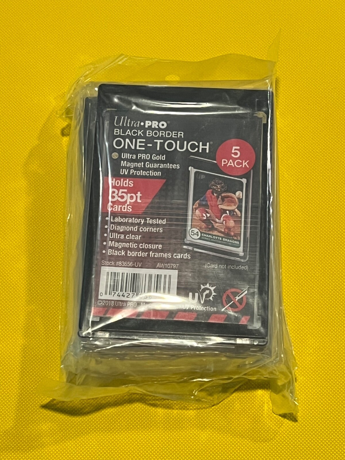 5-PACK ULTRA-PRO ONE-TOUCH | Pick Your Size | 35/55/75/100/130 pt | **READ NOTES