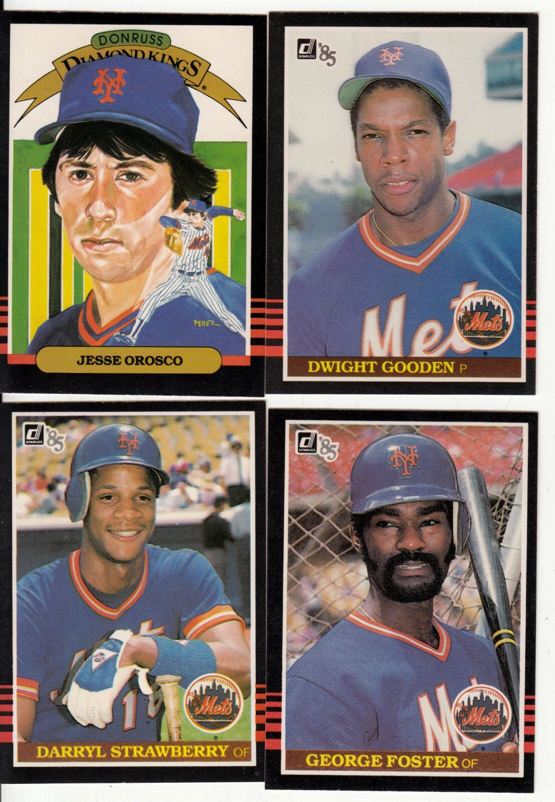 1985 Donruss Baseball MLB cards – Pick your Team Set