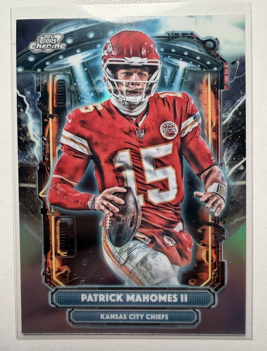 2025 Topps Cosmic Chrome Patrick Mahomes #ET-9 Extraterrestrial Talent Chiefs