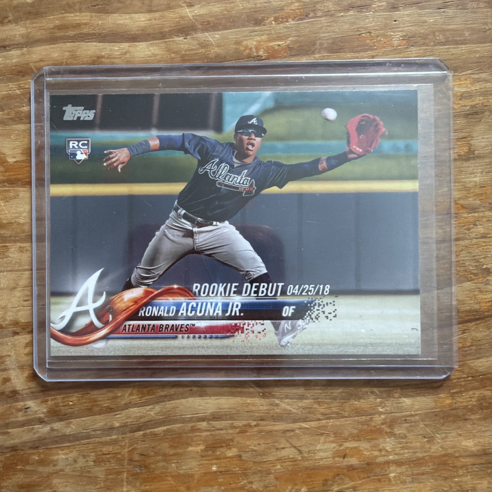 2018 Topps Update #US252 Ronald Acuna Jr. RC – Atlanta Braves