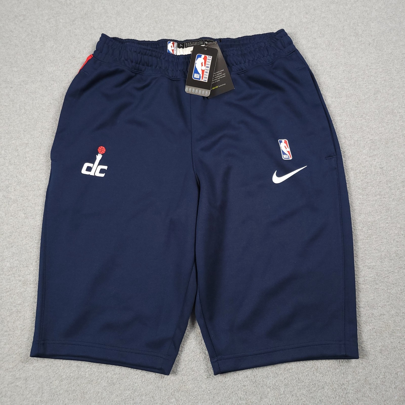 Washington Wizards Shorts Men Medium Nike NBA Authentic Practice Sweat Long New