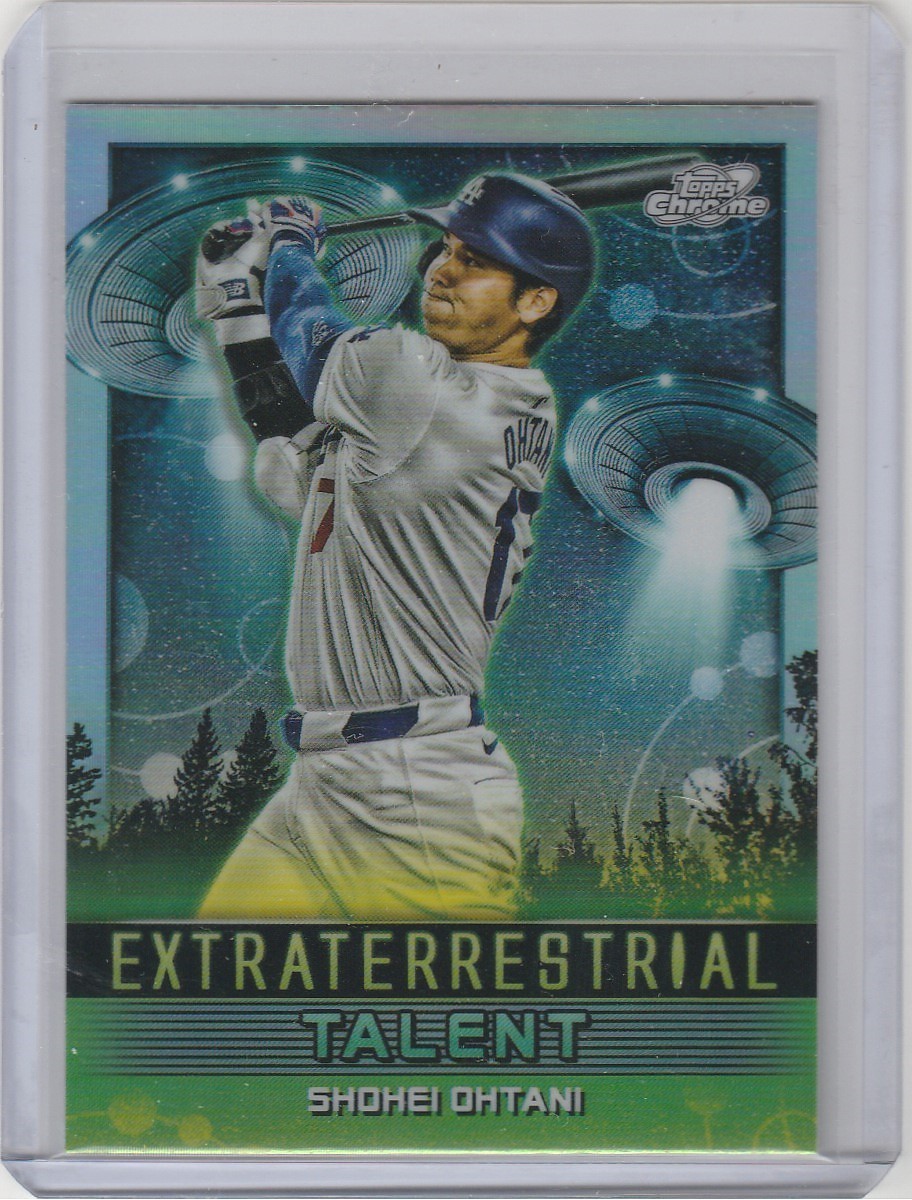 2024 Topps Chrome Cosmic #ET-17 Shohei Ohtani Extraterrestrial Talent