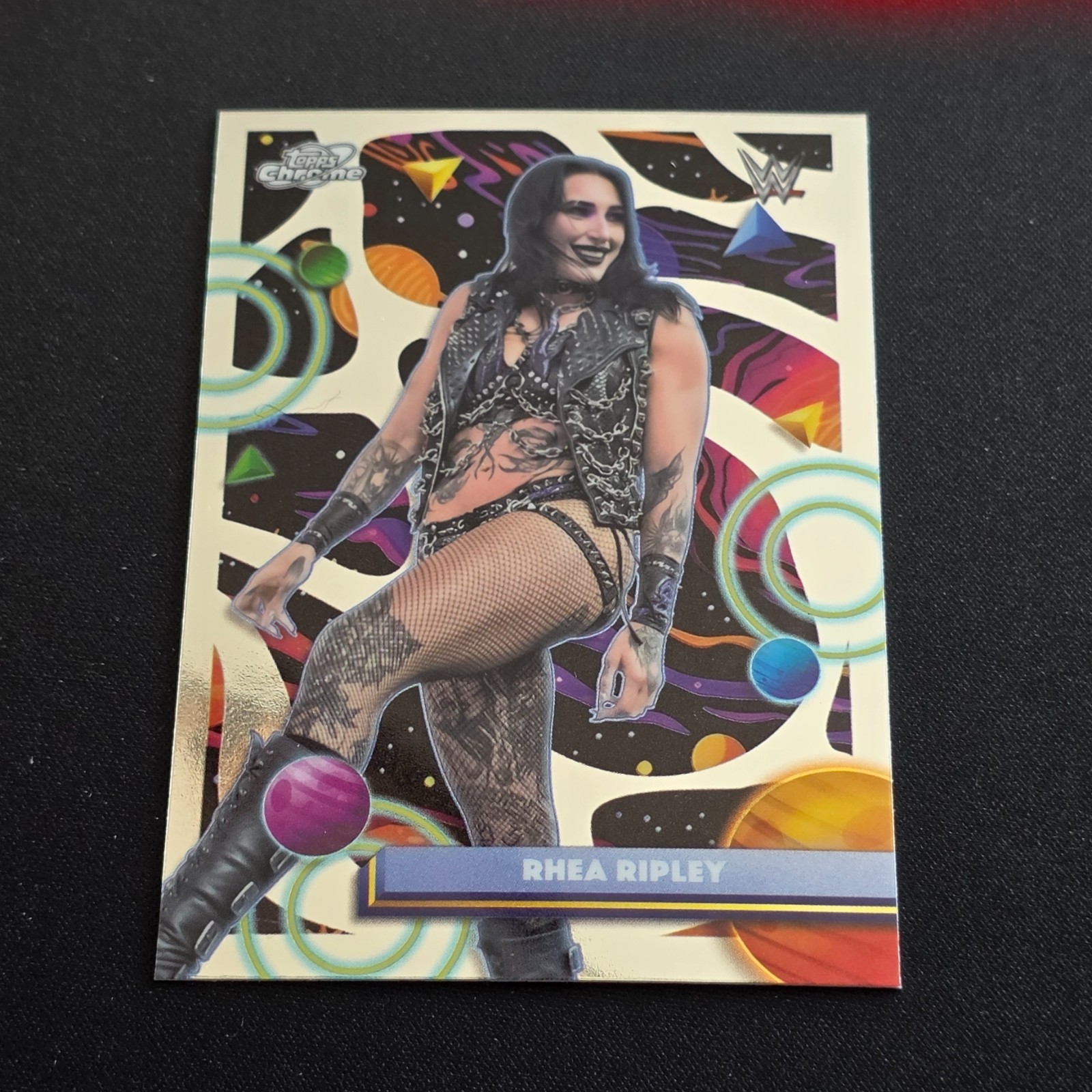 2026 WWE Topps Cosmic Chrome Rhea Ripley Base #100