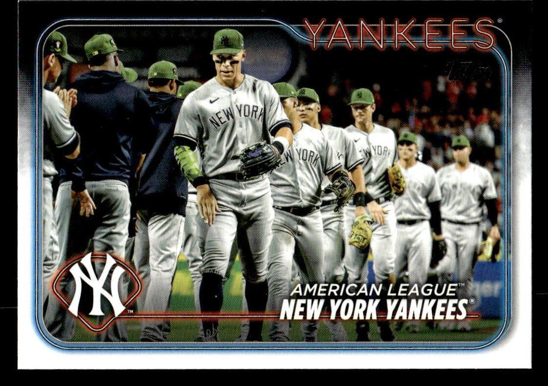 2024 Topps #301 New York Yankees Card New York Yankees
