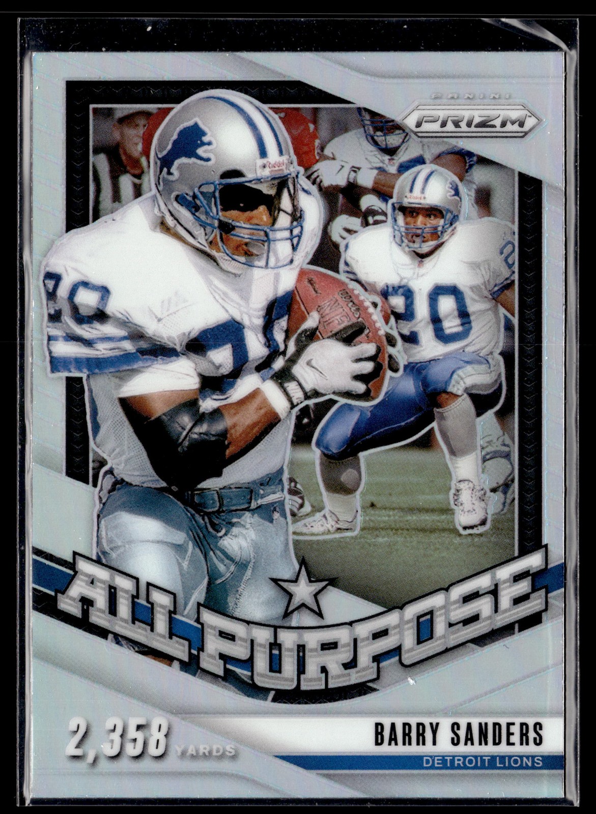 2024 Panini Prizm #7 Barry Sanders All Purpose Silver Prizm