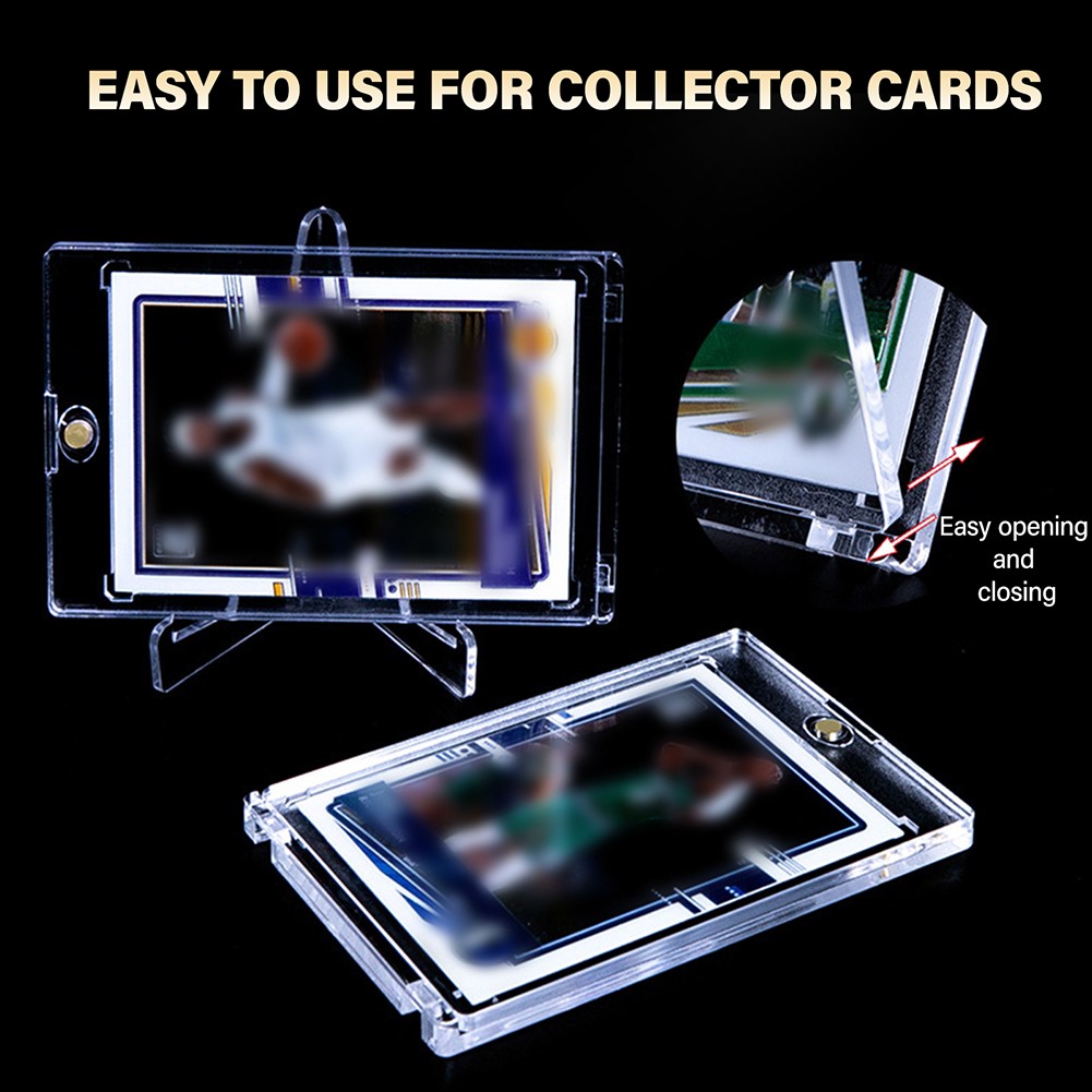 55-180PT Magnetic Card Holder For Trading Card Protector Case Hard Baseball Card