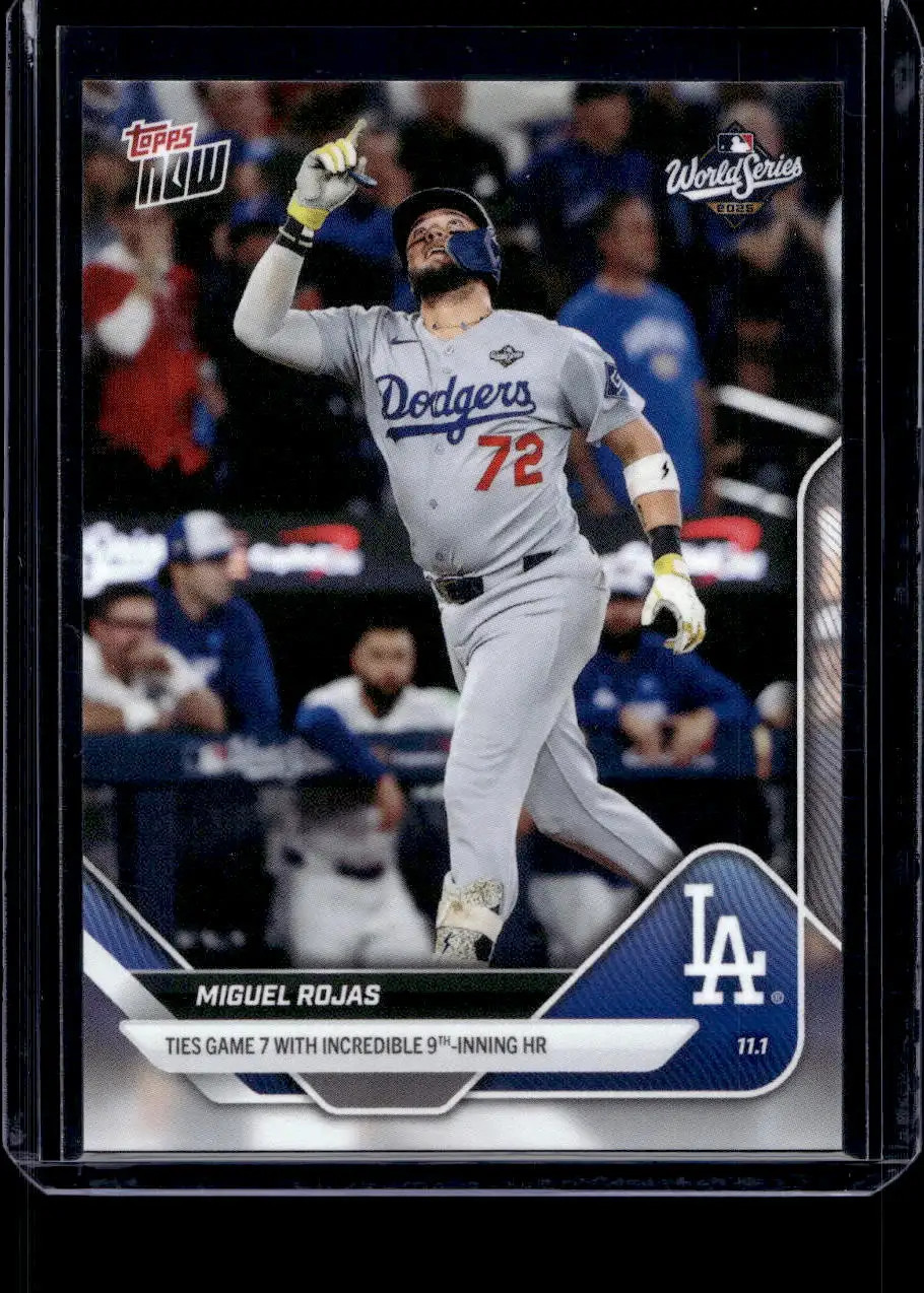 2025 Topps Now #921 Miguel Rojas Base Card (Qty)