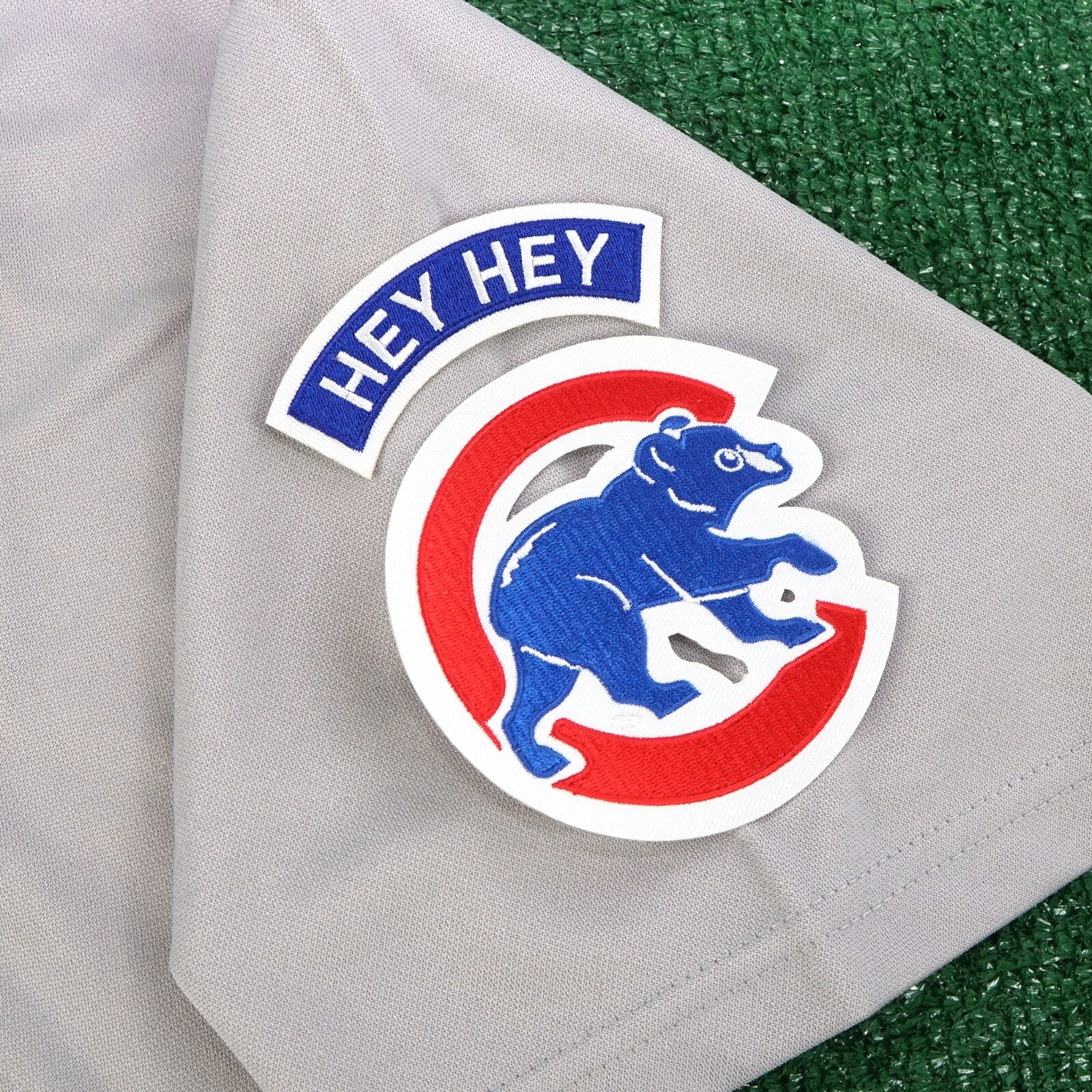 Mark Grace 1998 Chicago Cubs Men’s Grey Road Jersey w/ “Harry Caray” Patch