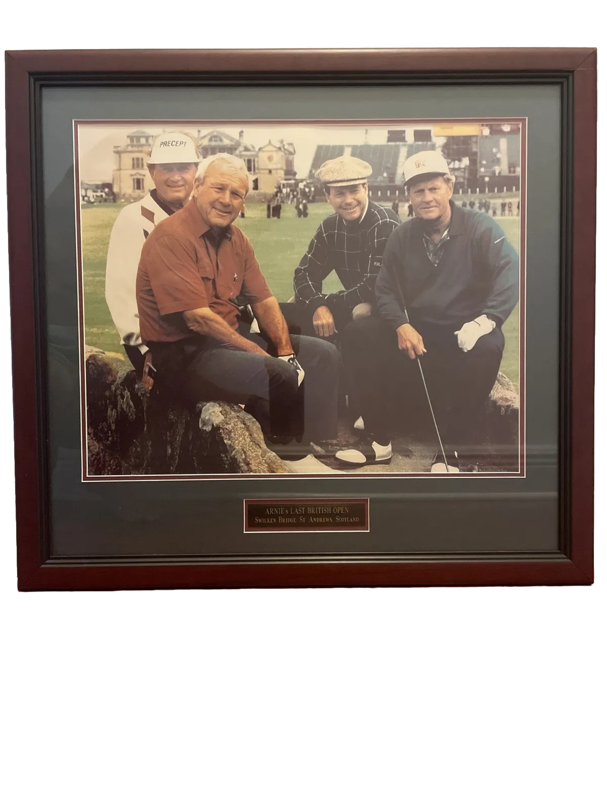 ARNOLD PALMER JACK NICKLAUS RAY FLOYD TOM WATSON St Andrews Framed British Open