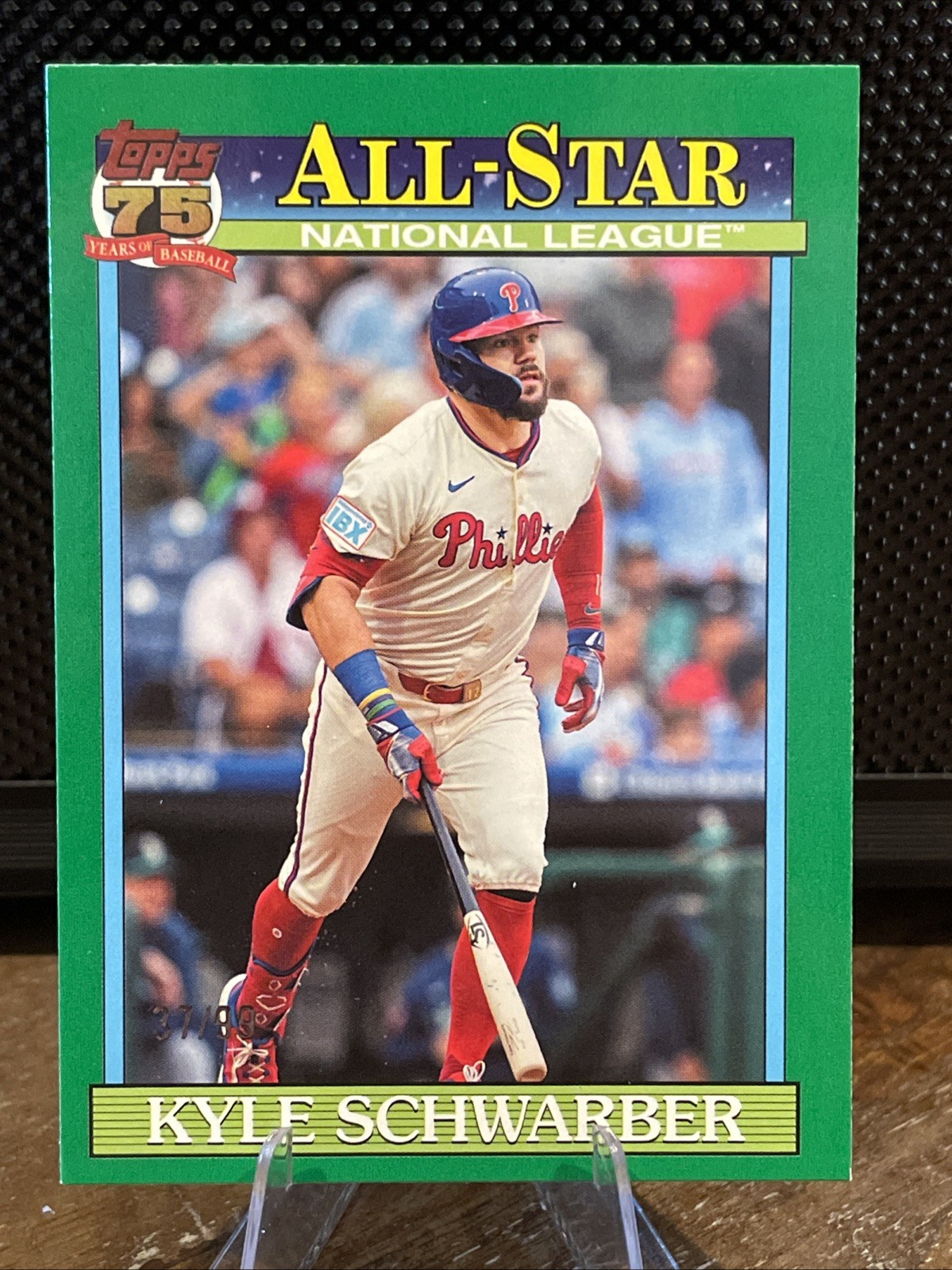 2026 Topps Series 2 – 1991 Topps All Stars Kyle Schwarber Green /99 Phillies JB