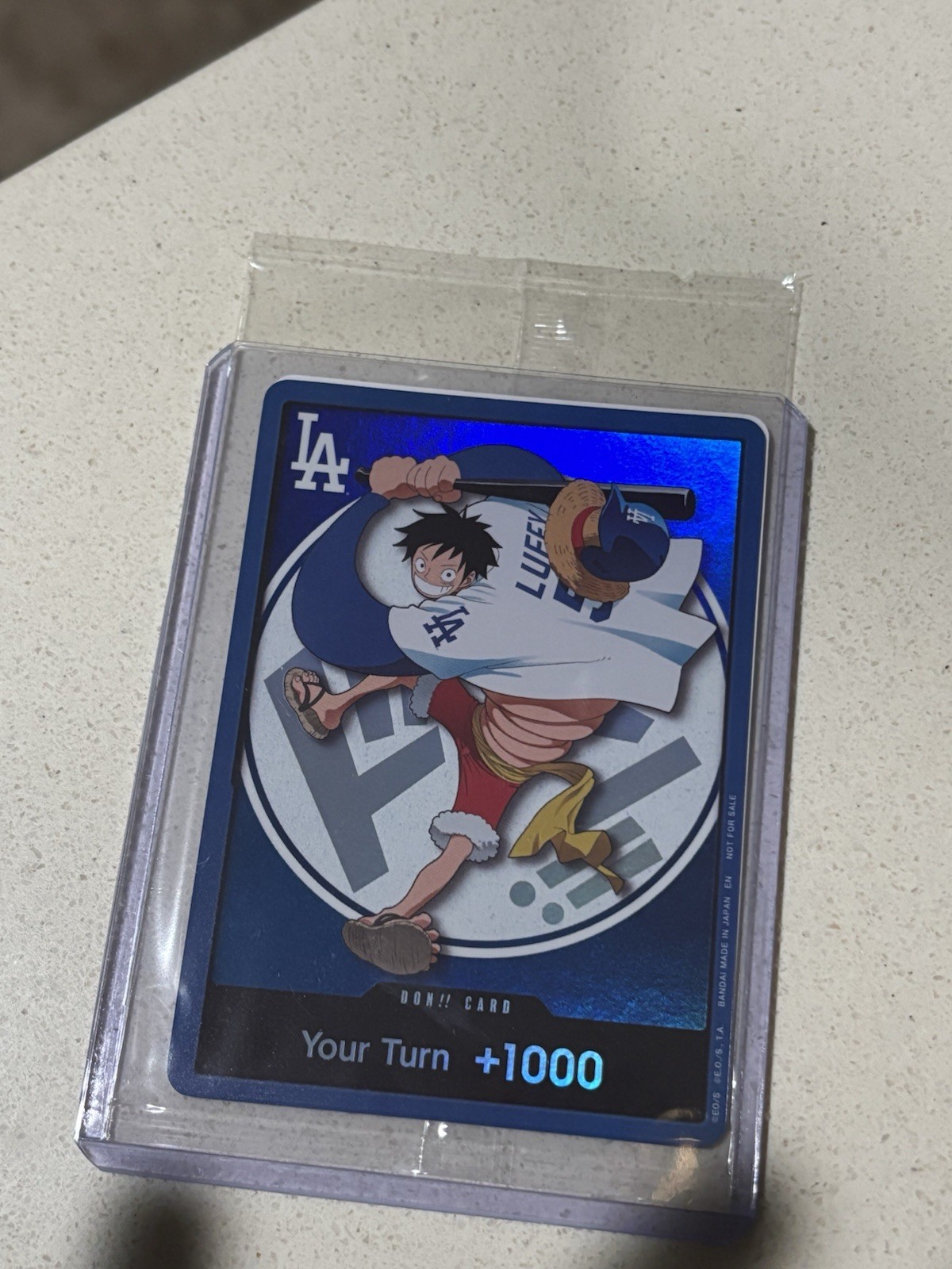 Dodgers x One Piece Luffy Card 2026 SGA