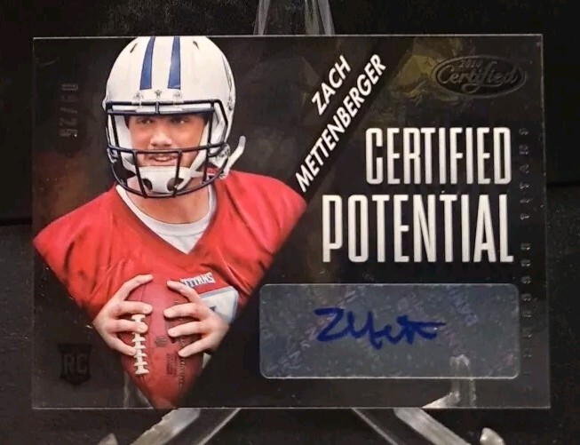 2014 Panini Certified Potential RC Auto #P-ZM Zach Mettenberger 09/25 SSP