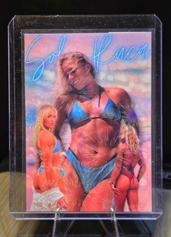 Sol Ruca Custom WWE UFC MMA Refractor Rookie Holo Prizm Rookie Card RC